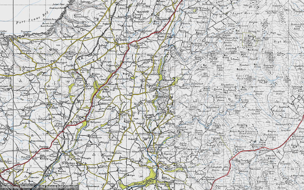 Old Map of Gam, 1946 in 1946
