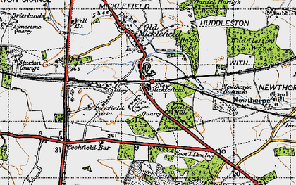 Old map of Garden Village in 1947