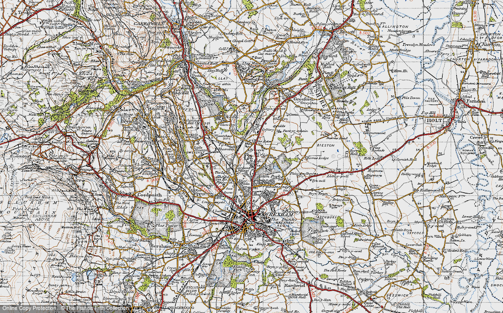 Old Map of Garden Village, 1947 in 1947