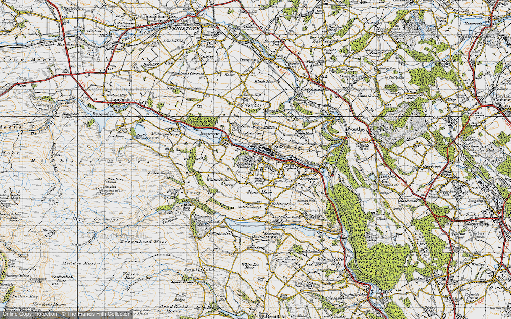 Old Map of Garden Village, 1947 in 1947