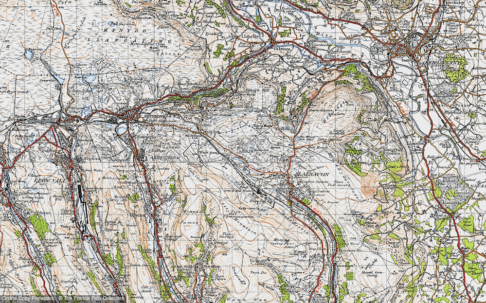 Old Map of Garn-yr-erw, 1947 in 1947