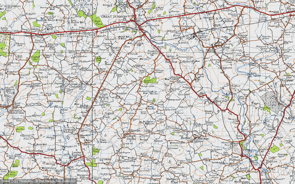 Old Map of Garnetts, 1946 in 1946