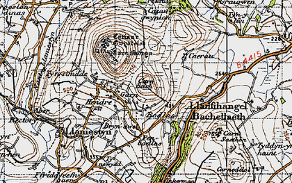 Old map of Tyddyn Singrig in 1947