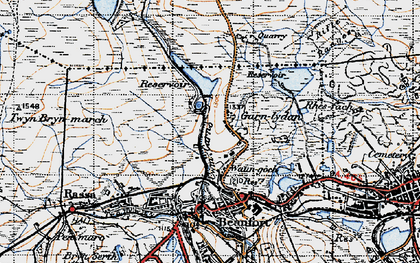 Old map of Garnlydan in 1947