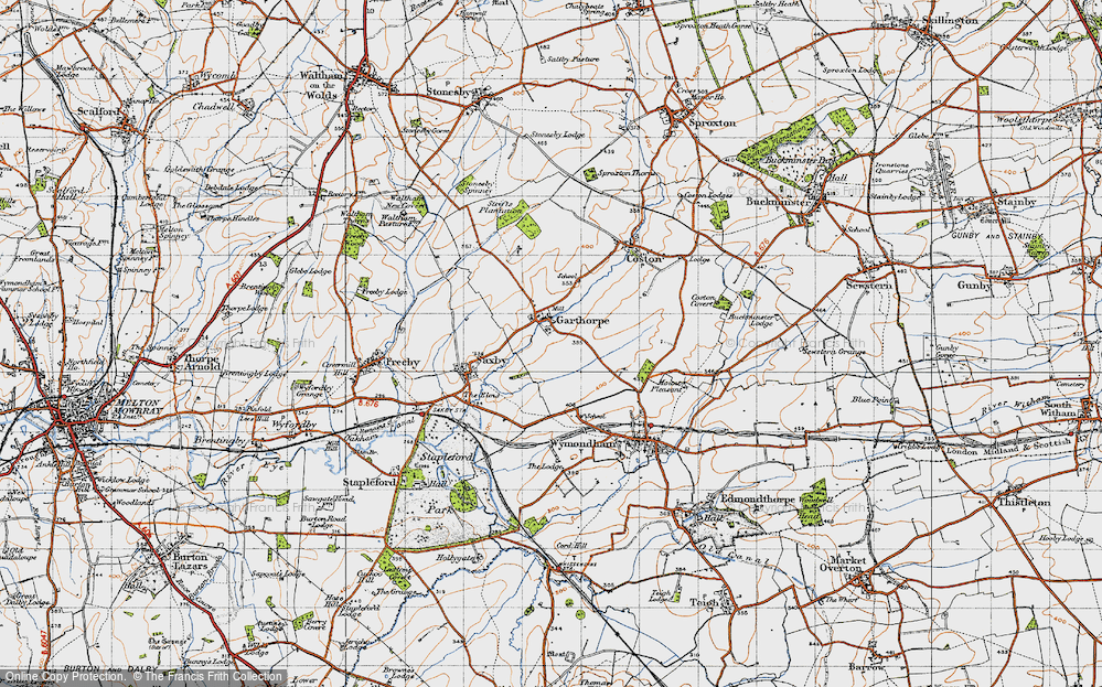 Old Map of Garthorpe, 1946 in 1946