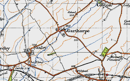 Old map of Garthorpe in 1946