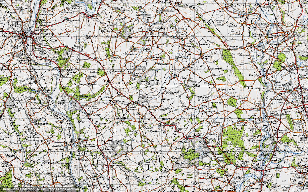 Old Map of Gatacre Park, 1946 in 1946