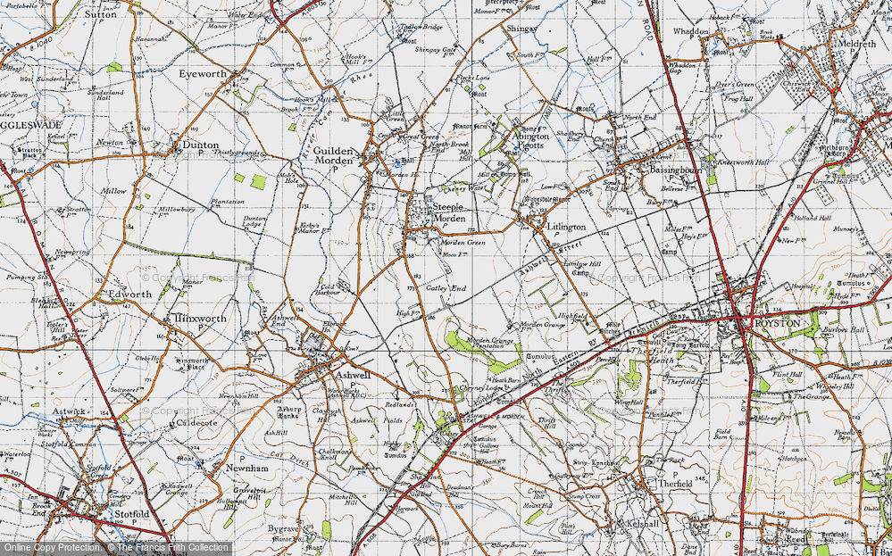 Old Map of Gatley End, 1946 in 1946