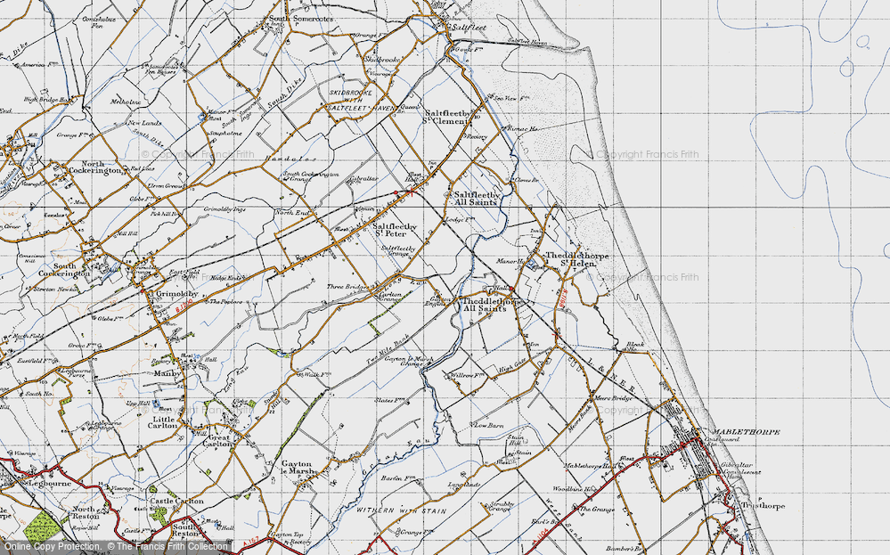 Old Map of Gayton Engine, 1946 in 1946
