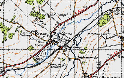 Old map of Geeston in 1946