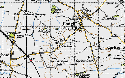 Old map of Loveden Hill in 1946