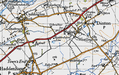 Old map of Westlington Ho in 1946