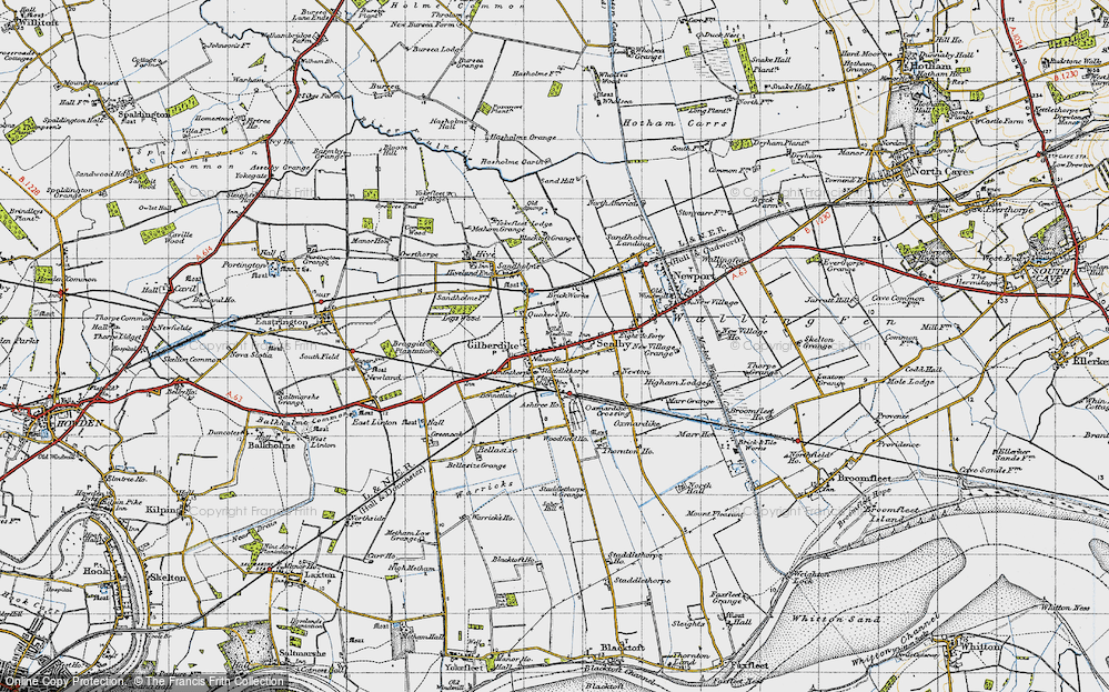 Old Map of Gilberdyke, 1947 in 1947