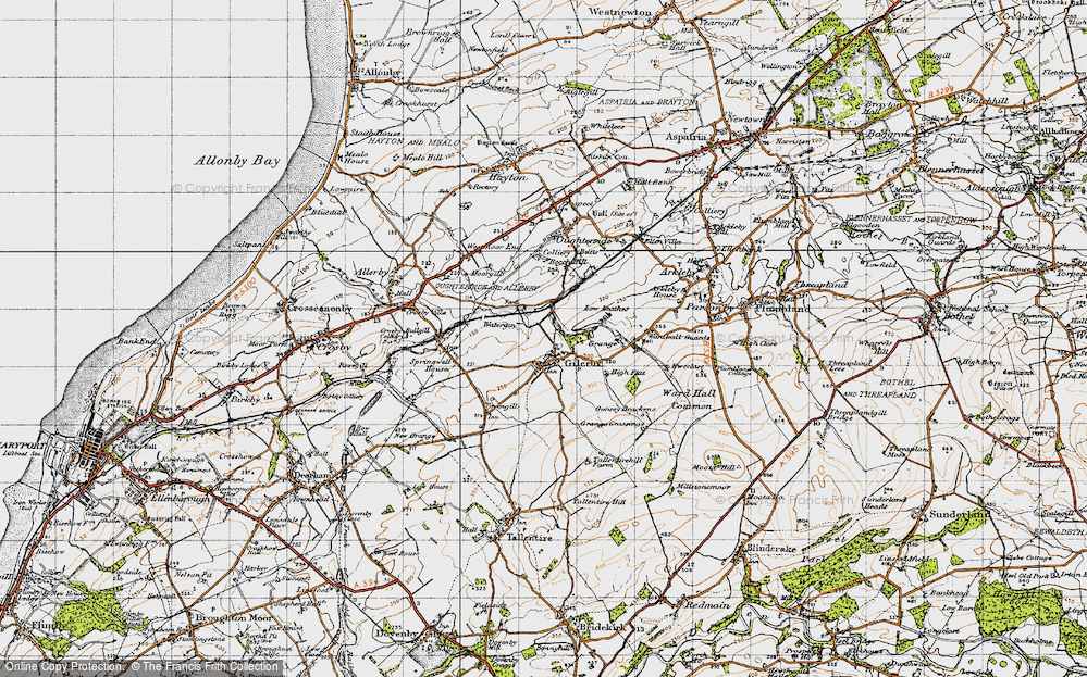 Old Map of Gilcrux, 1947 in 1947