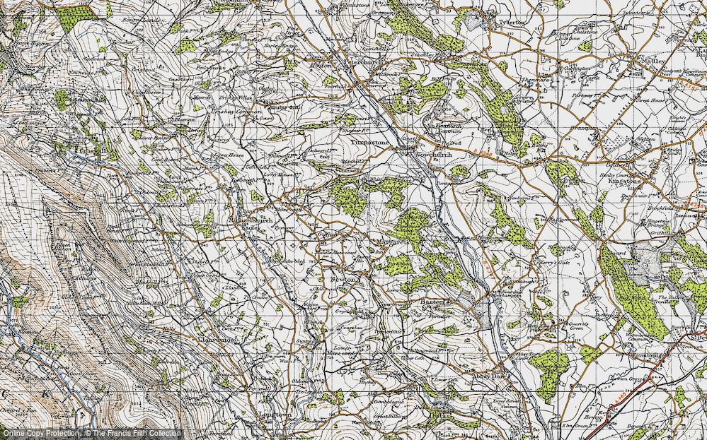 Old Map of Gilfach, 1947 in 1947