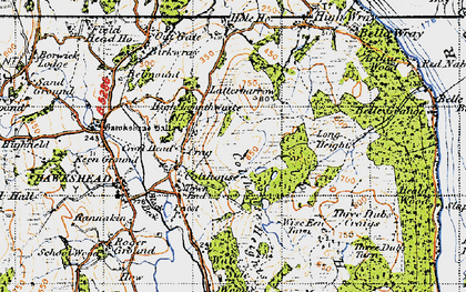 Old map of Gillbank in 1947