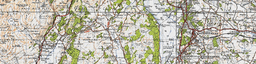 Old map of Gillbank in 1947
