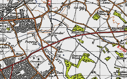Old map of Gillmoss in 1947
