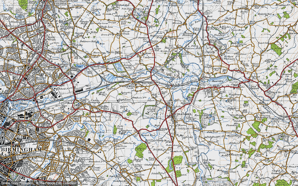 Old Map of Gilson, 1946 in 1946