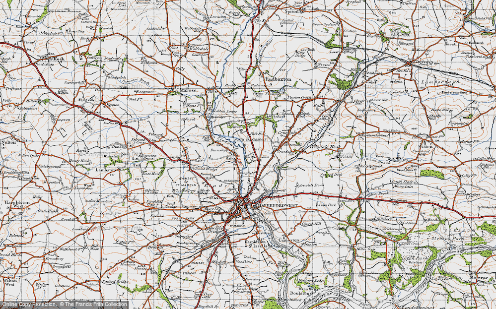 Old Map of Glanafon, 1946 in 1946