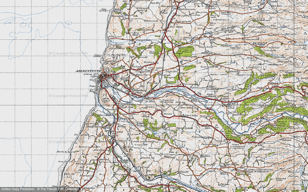 Old Map of Glanrafon, 1947 in 1947