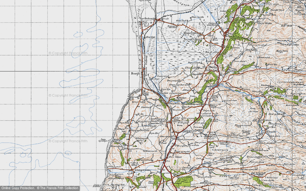 Old Map of Glanwern, 1947 in 1947