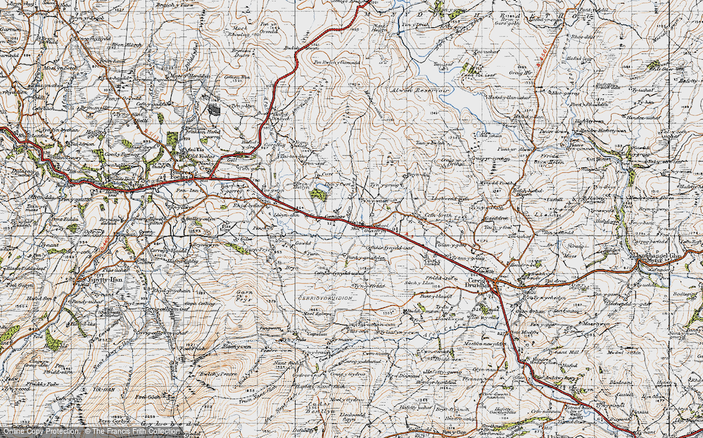 Old Map of Glasfryn, 1947 in 1947