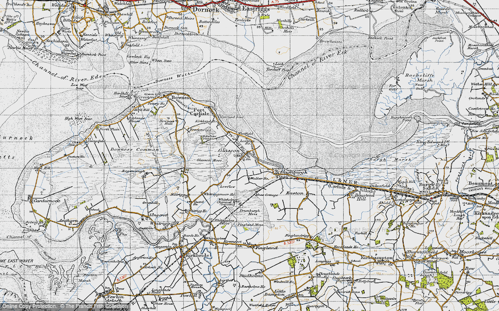 Old Map of Glasson, 1947 in 1947