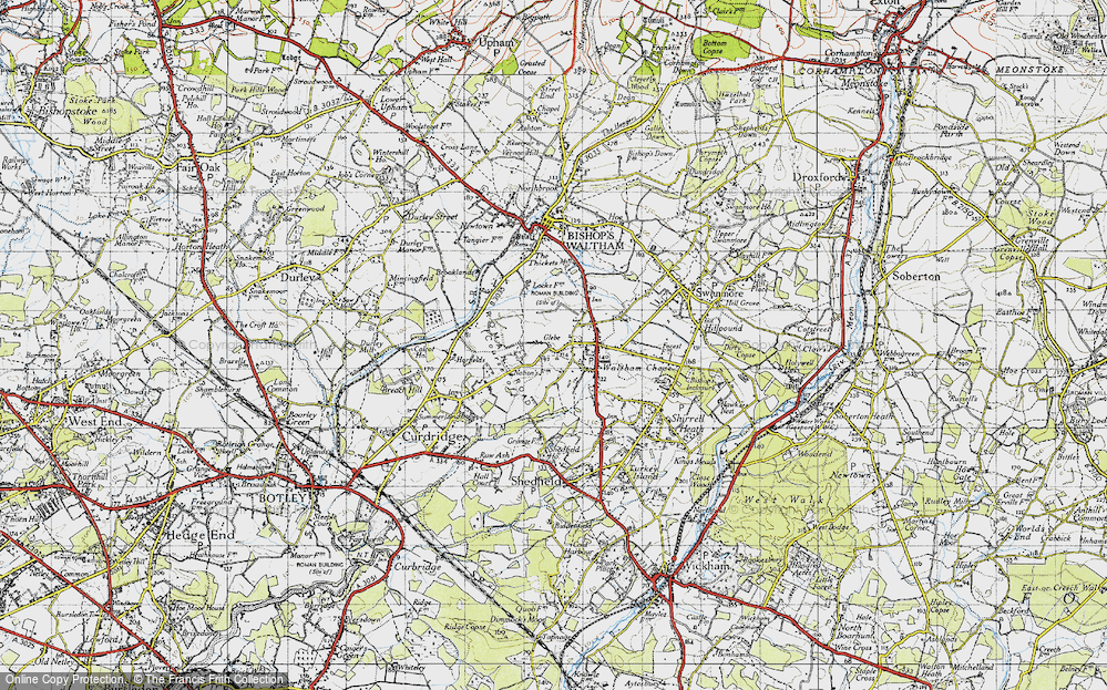 Old Map of Glebe, 1945 in 1945