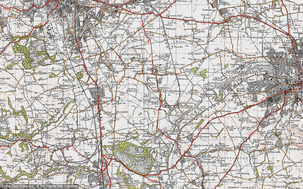 Old Map of Glebe, 1947 in 1947