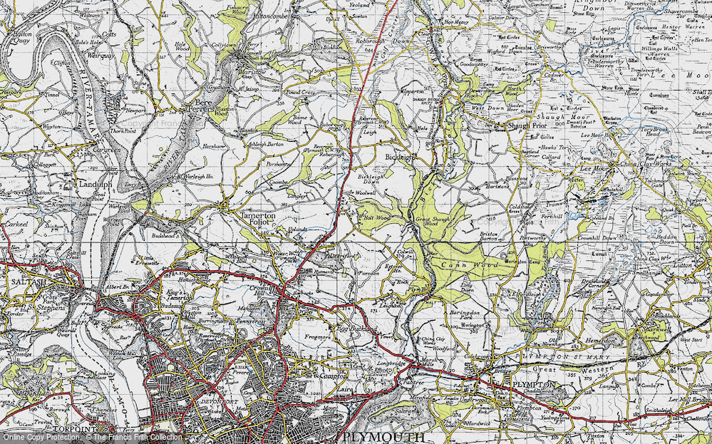 Old Map of Glenholt, 1946 in 1946