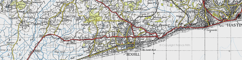 Old map of Glenleigh Park in 1940