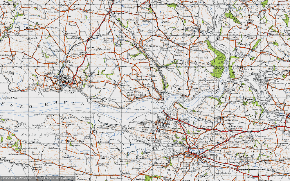 Old Map of Glenowen, 1946 in 1946