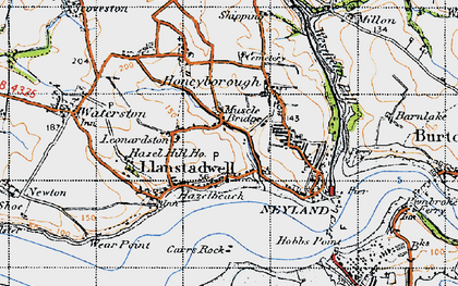 Old map of Glenowen in 1946