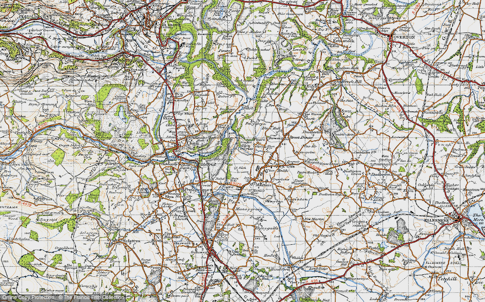 Old Map of Glynmorlas, 1947 in 1947