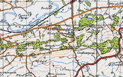 Old map of Golden Grove in 1947