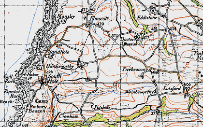 Old map of Golden Park in 1946