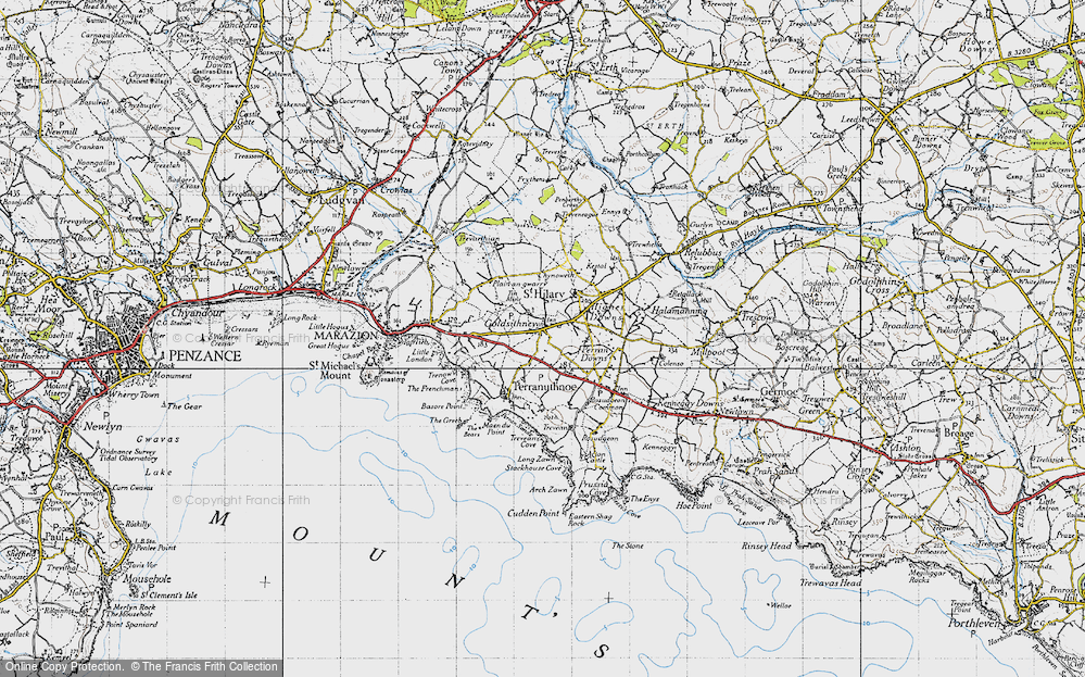 Old Map of Goldsithney, 1946 in 1946