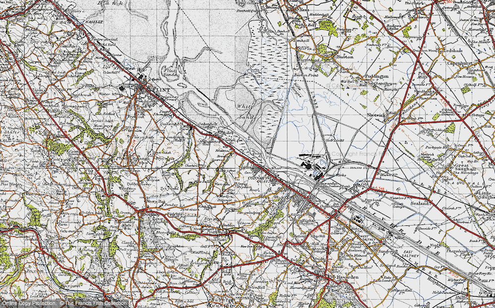 Old Map of Golftyn, 1947 in 1947
