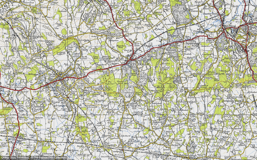 Old Map of Goodley Stock, 1946 in 1946