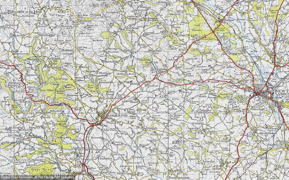 Old Map of Goodstone, 1946 in 1946