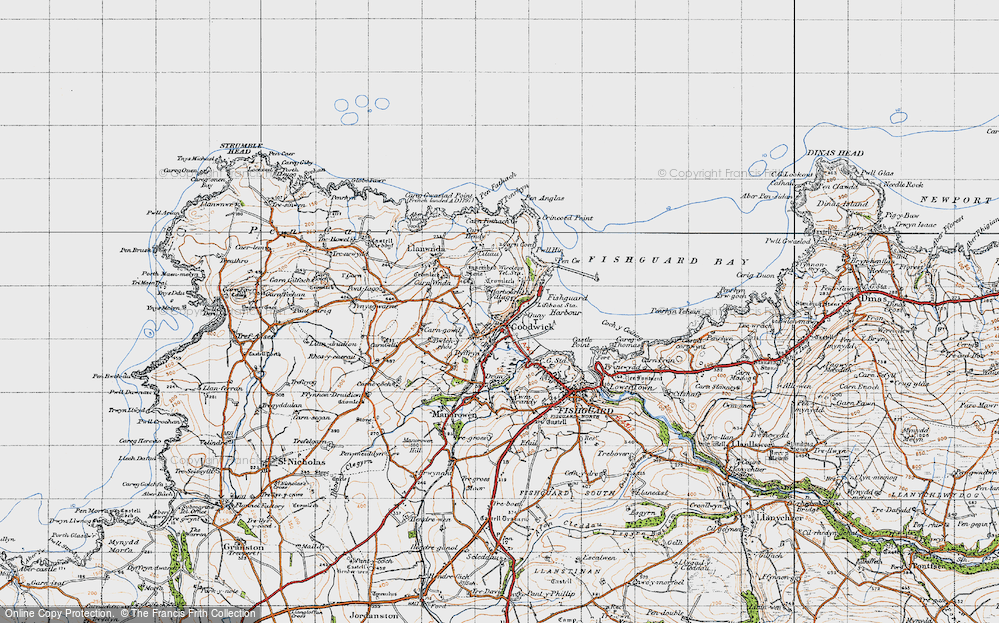 Old Map of Goodwick, 1947 in 1947