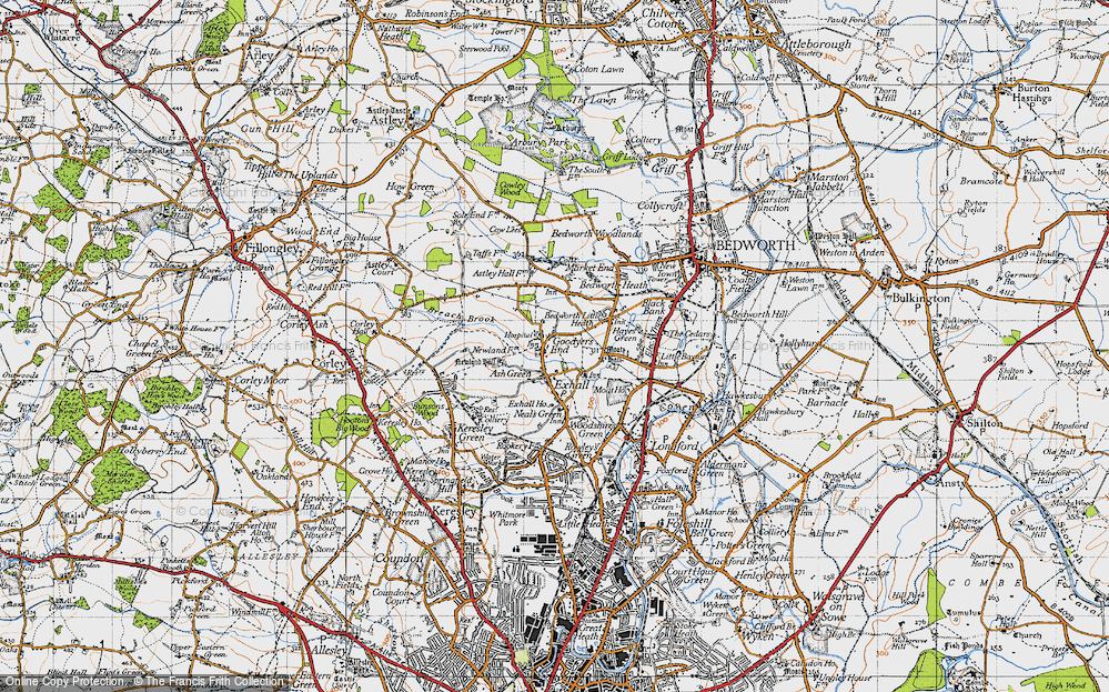 Old Map of Goodyers End, 1946 in 1946