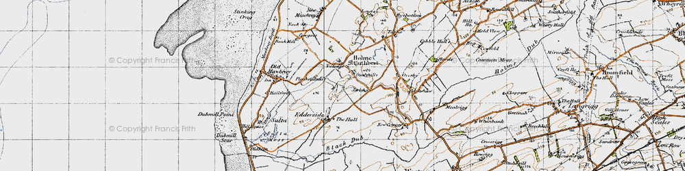 Old map of Goodyhills in 1947