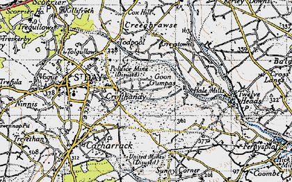 Old map of Goon Gumpas in 1946