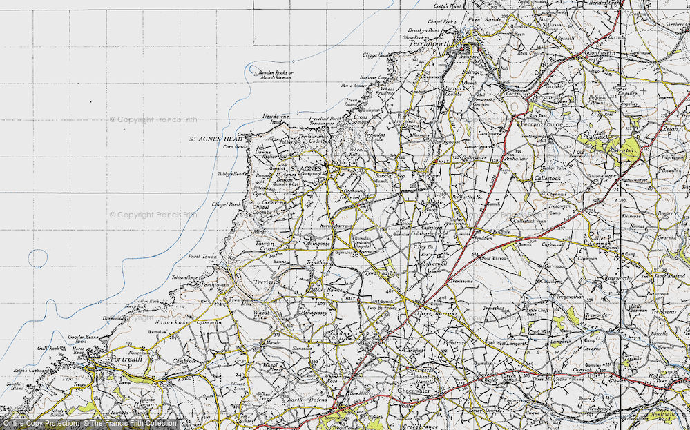 Old Map of Goonbell, 1946 in 1946