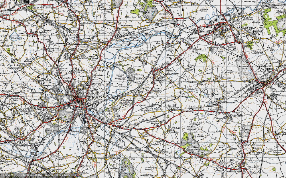 Old Map of Goosehill, 1947 in 1947