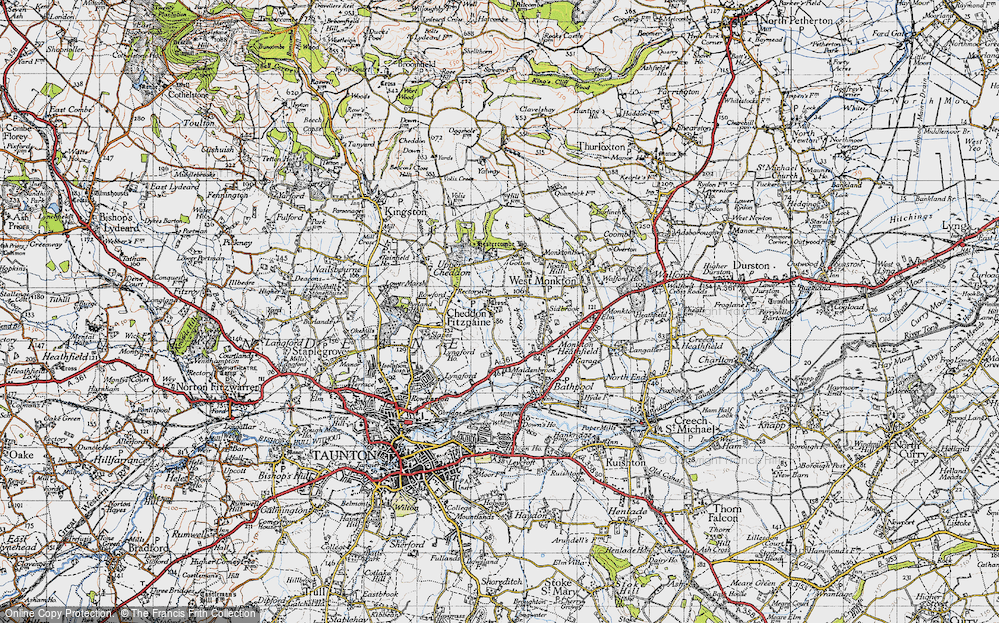Old Map of Goosenford, 1946 in 1946