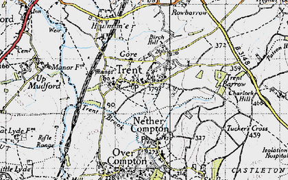 Old map of Gore in 1945