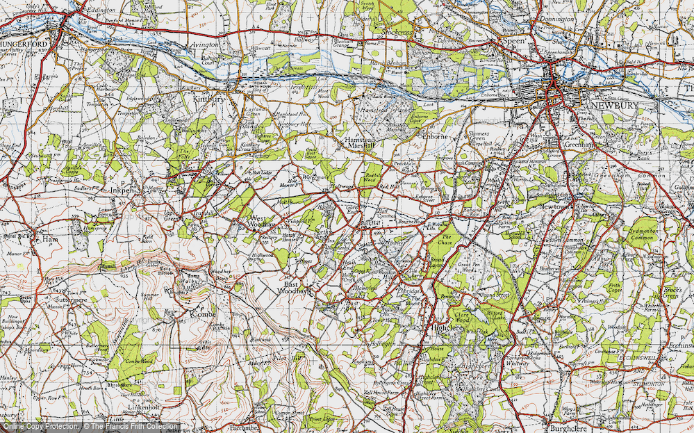 Old Map of Gore End, 1945 in 1945